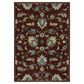 Oriental Weavers Capella Red and Multicolor 7"10" x 10"10" Area Rug, , large
