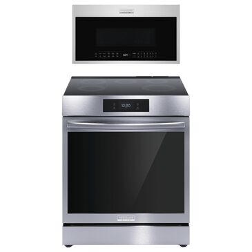 Frigidaire Gallery 2-Piece Kitchen Package with 30" Induction Range and 1.9 Cu. Ft. Over-the-Range Microwave in Stainless Steel, , large