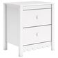 Ashley Hallityn Nightstand in Matte White, , large