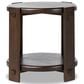 Four Hands Aidan End Table in Matte Brown Neem, , large