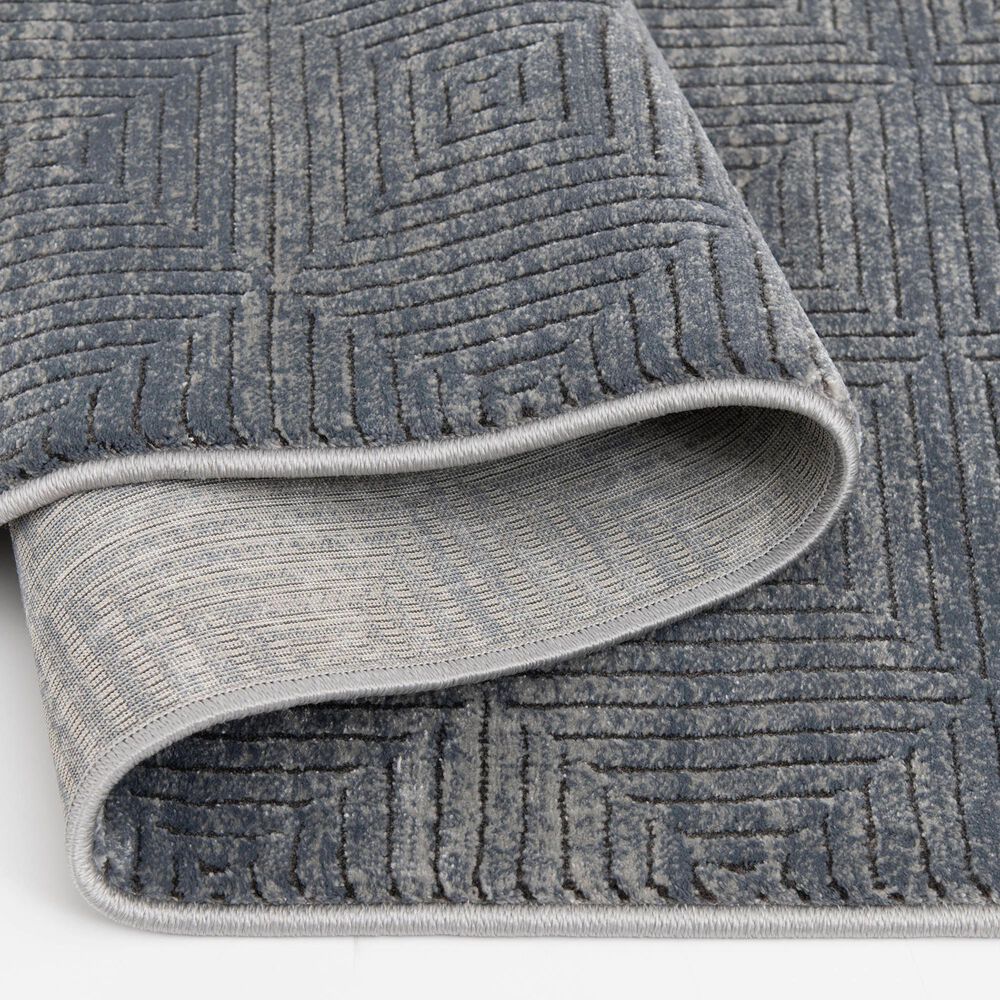 Central Oriental Clearwater Barris 7&#39;10&quot; x 9&#39;10&quot; Gunmetal and Shade Area Rug, , large