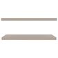Hearth and Haven Dallas 32" Floating Wall Shelf in Taupe (Set of 2), , large