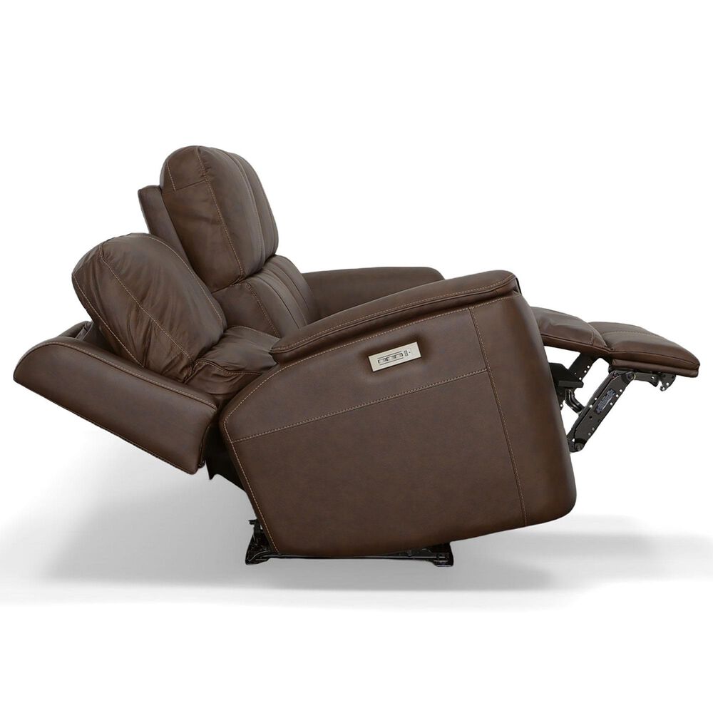 Flexsteel Henry 3-Piece Power Reclining Living Room Set in Burnt Umber, , large
