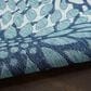 Nourison Garden Oasis GOA06 Navy 9" x 12" Indoor/Outdoor Area Rug, , large