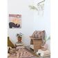 Teak Interiors 20" x 20" Woven Cotton and Jute Throw Pillow in Green, , large