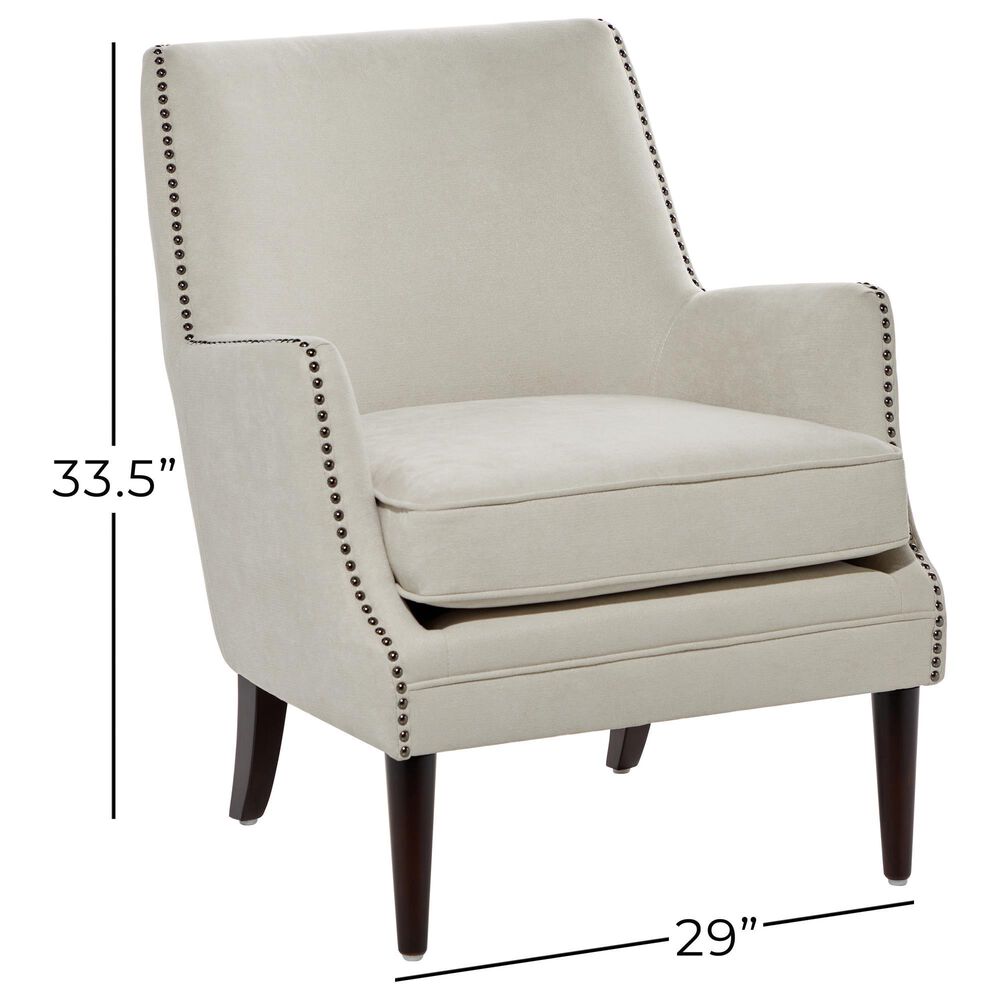 Maple and Jade Accent Chair in Beige, , large