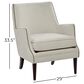 Maple and Jade Accent Chair in Beige, , large