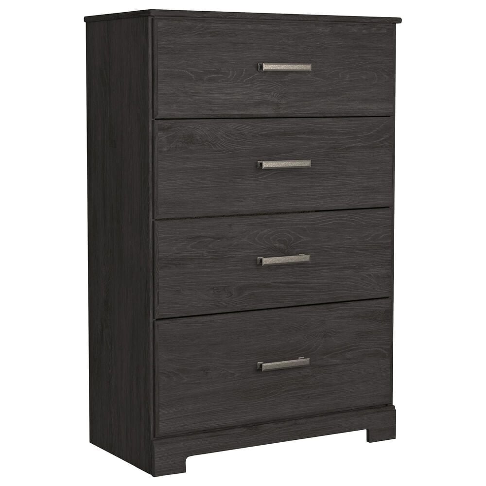 Ashley Belachime 4 Drawer Chest in Dark Charcoal, , large