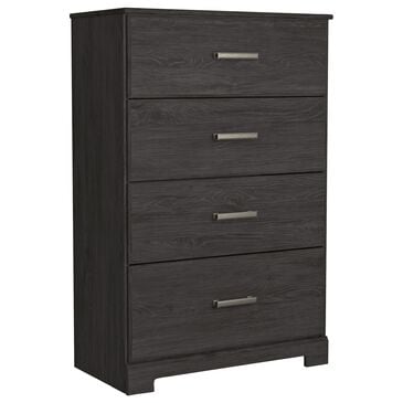 Ashley Belachime 4 Drawer Chest in Dark Charcoal, , large