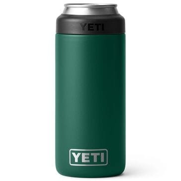 YETI Rambler 12 Oz Colster Slim Can Cooler in Black Forest Green, , large