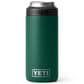 YETI Rambler 12 Oz Colster Slim Can Cooler in Black Forest Green, , large