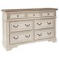 Ashley Realyn 5-Piece Queen Panel Bedroom Set in Chipped White, , large