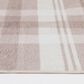 Central Oriental Rugease Plaid 5" x 7" Beige and Ivory Area Rug, , large