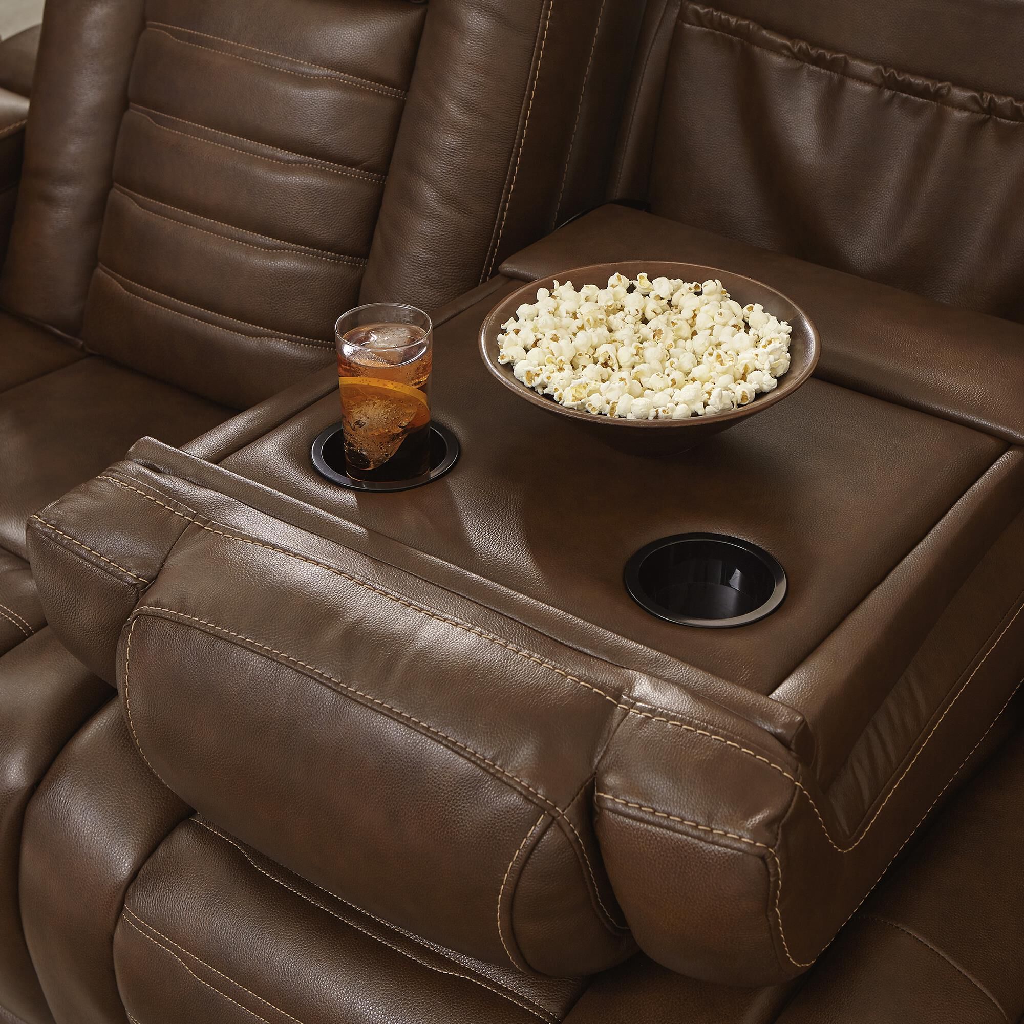 Signature Design by Ashley Backtrack Power Recliner Sofa with