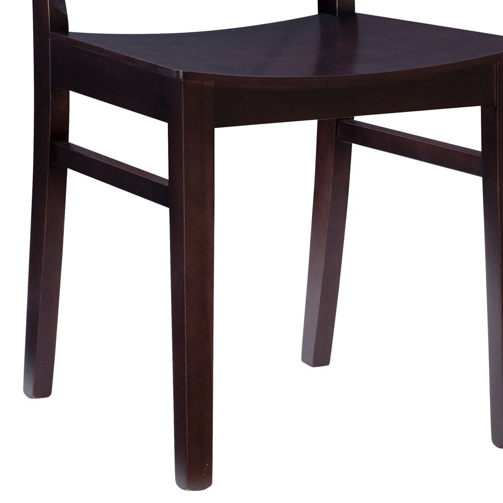 Linon Home Decor Devin Side Chair in Brown, , large