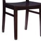 Linon Home Decor Devin Side Chair in Brown, , large
