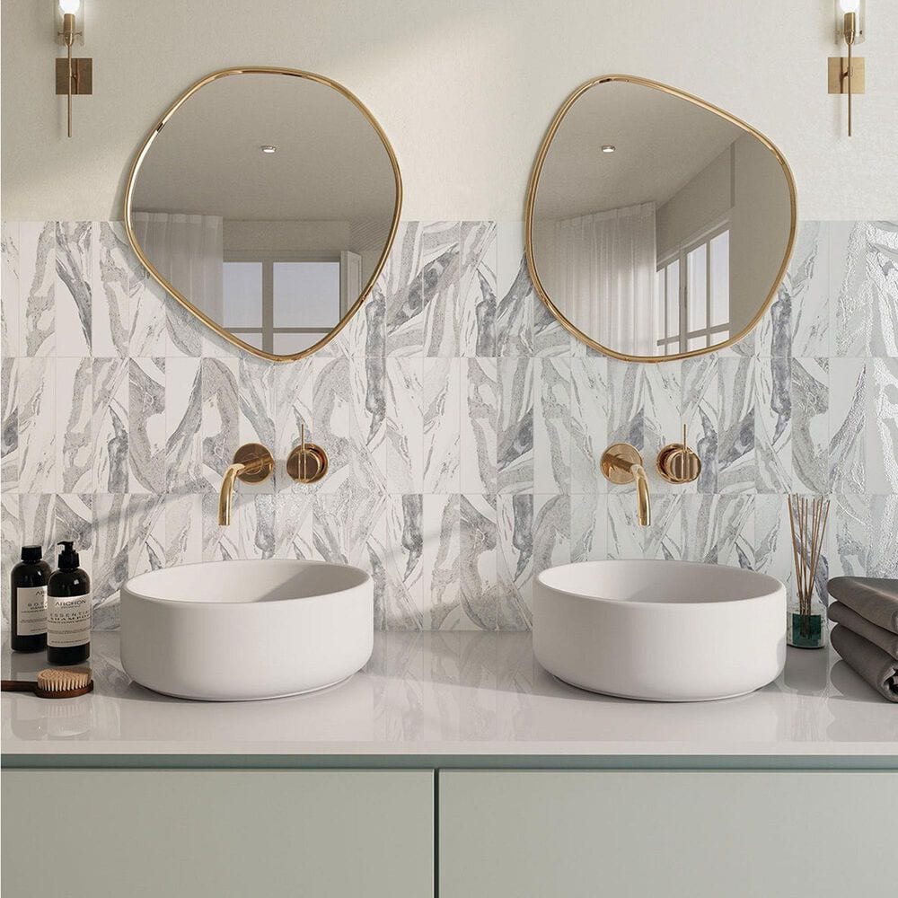Emser Amala Cloud 3&quot; x 12&quot; Glazed Porcelain Subway Tile, , large