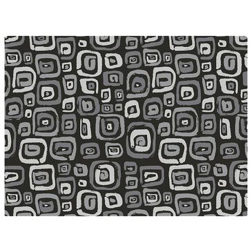 Bungalow Flooring Interstaller 3" x 4" Black Desk Chair Mat, , large