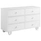 Oxford Baby Meridian 6-Drawer Dresser in White, , large