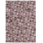 Central Oriental Rugease Marlow 5" x 7" Brown and Dark Gray Area Rug, , large