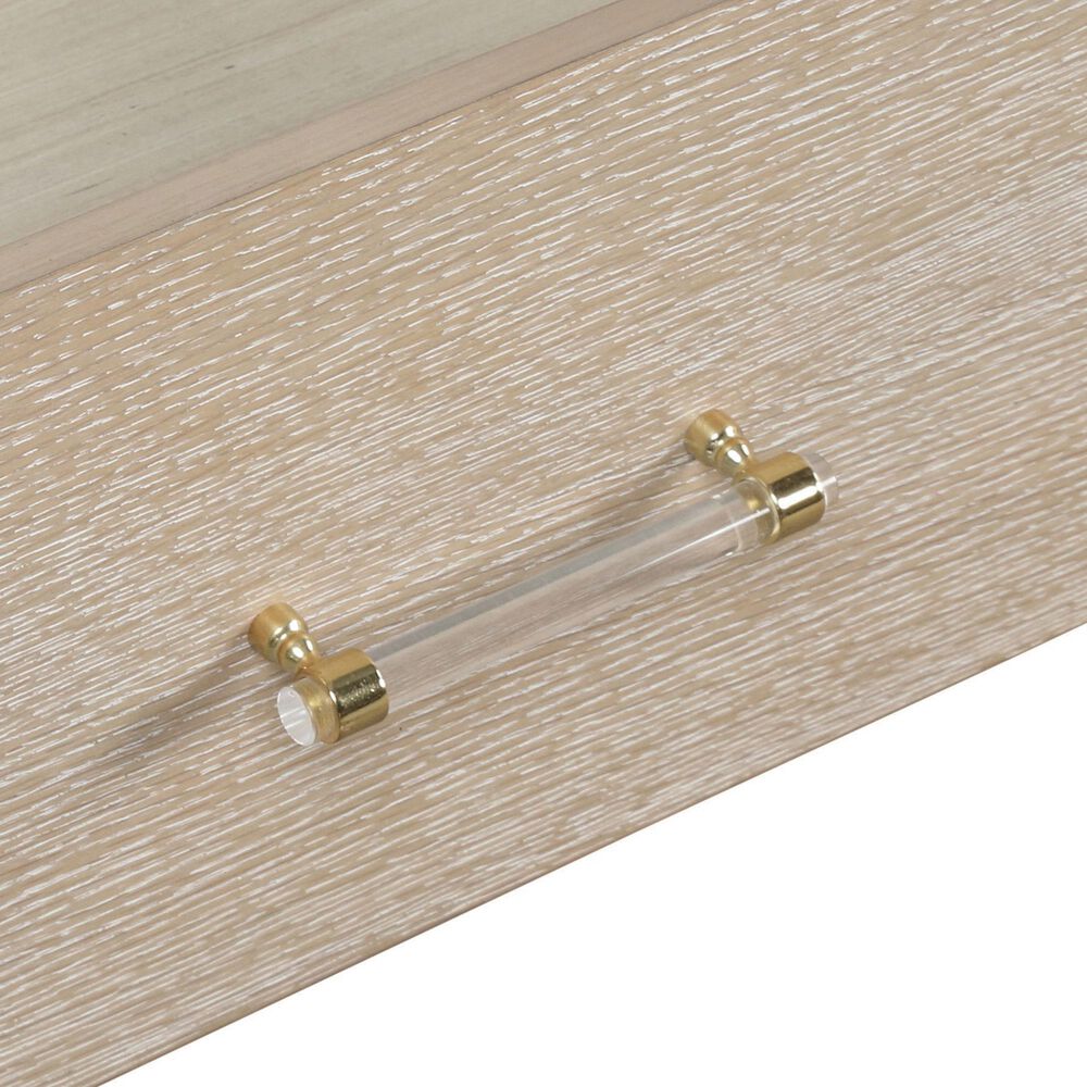 Furniture of America Candra 5-Drawer Chest in Natural Oak, , large