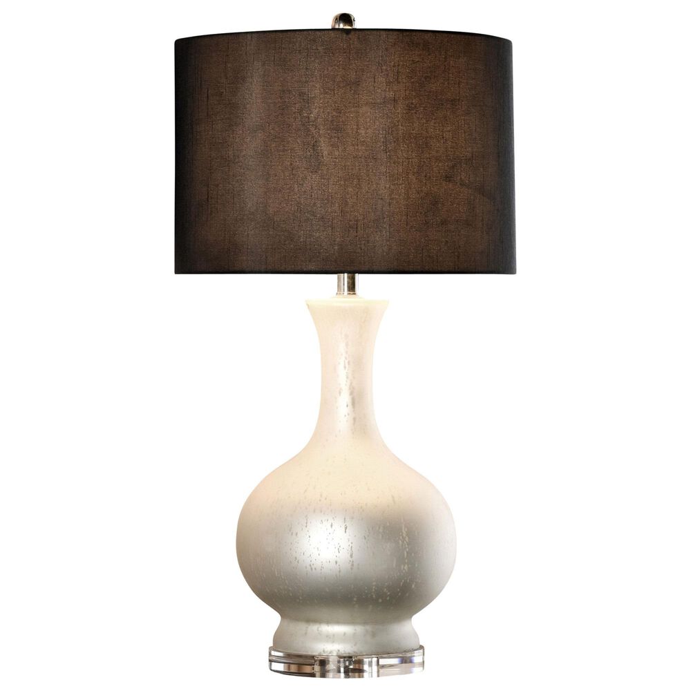 Flair Industries 31&quot; Table Lamp in Soft Silver and Clear, , large