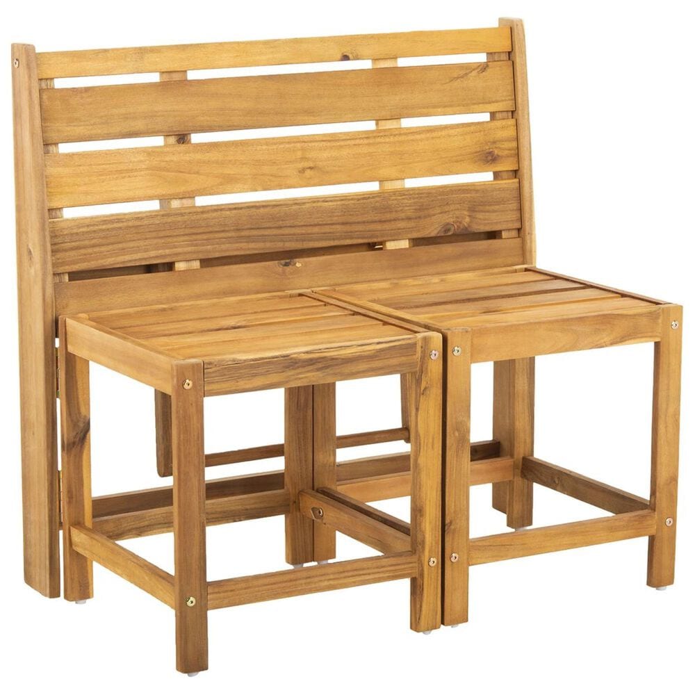 Safavieh Belamy Transformer Bench in Teak, , large