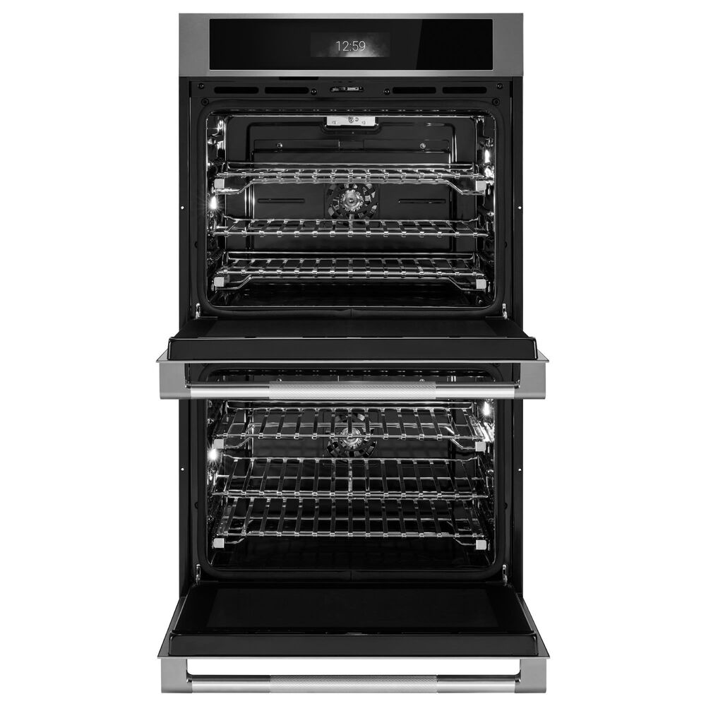 JennAir Rise 30" Smart Double Wall Oven with MultiMode and Six Racks in Stainless Steel, , large