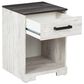 Ashley Shawburn 3-Piece Queen Bedroom Set in Whitewash and Charcoal Gray, , large