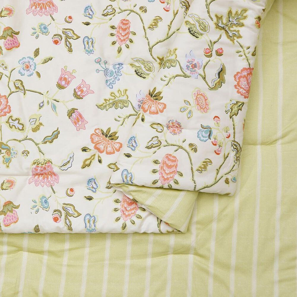Peking Handicraft Sugar Mill 3-Piece King Reversible Comforter Set in Multicolor, , large