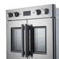 Forno Asti 30" Double Electric Wall Oven with Upper French Door in Stainless Steel, , large