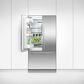 Fisher & Paykel 36" Integrated French Door Panel with 72" High in Stainless Steel, , large