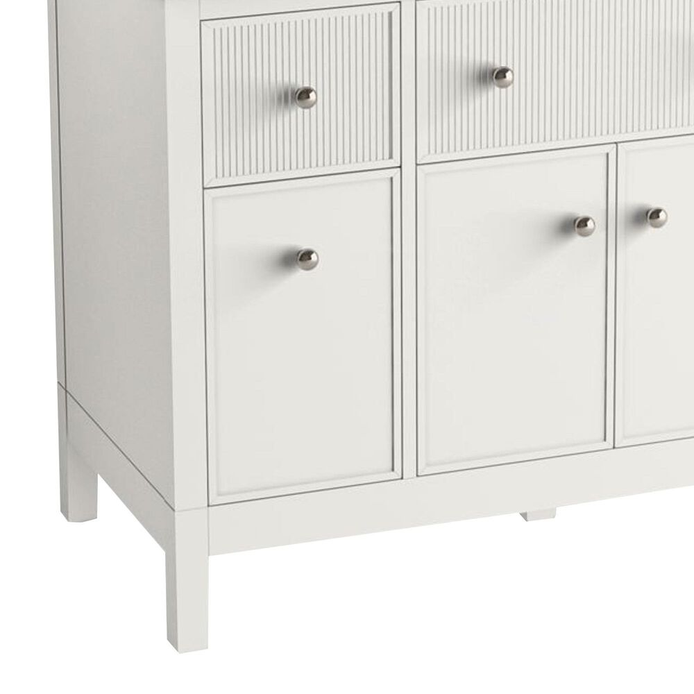 Kohler Malin 48" Single Bathroom Vanity in White with 3 cm White Quartz Top and Rectangular Sink, , large