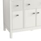 Kohler Malin 48" Single Bathroom Vanity in White with 3 cm White Quartz Top and Rectangular Sink, , large