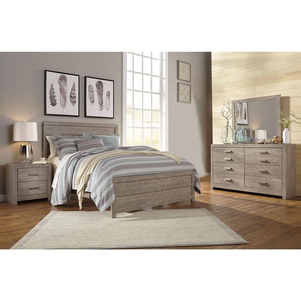 Ashley Culverbach 4 Piece Queen Bedroom Set in Driftwood Gray, , large