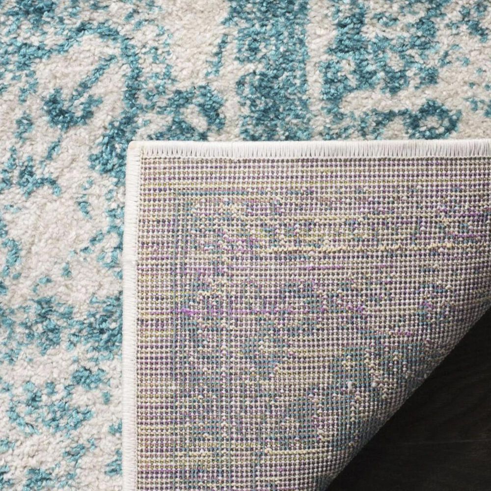 Safavieh Adirondack ADR109D 8&#39; x 10&#39; Ivory and Teal Area Rug, , large