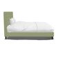 Jonathan Louis Design Lab King Platform Bed with Amici Fern Upholstered in Carbon, , large