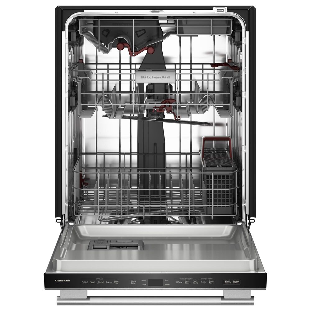 KitchenAid 24&quot; Max Jets Third Rack Dishwasher with Top Control ProDry System in PrintShield Stainless, , large