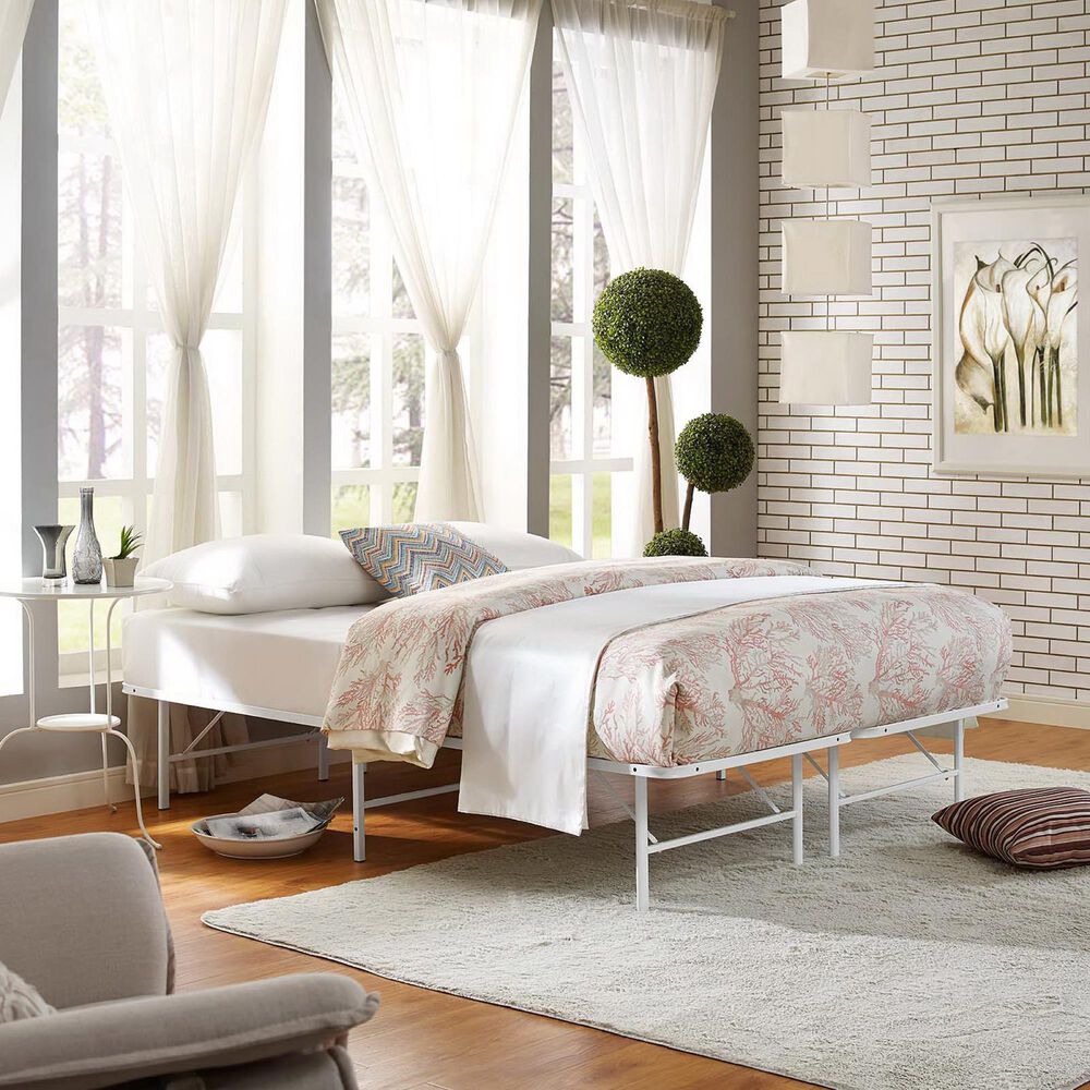 Modway Horizon Platform Full Bed Frame in White, , large