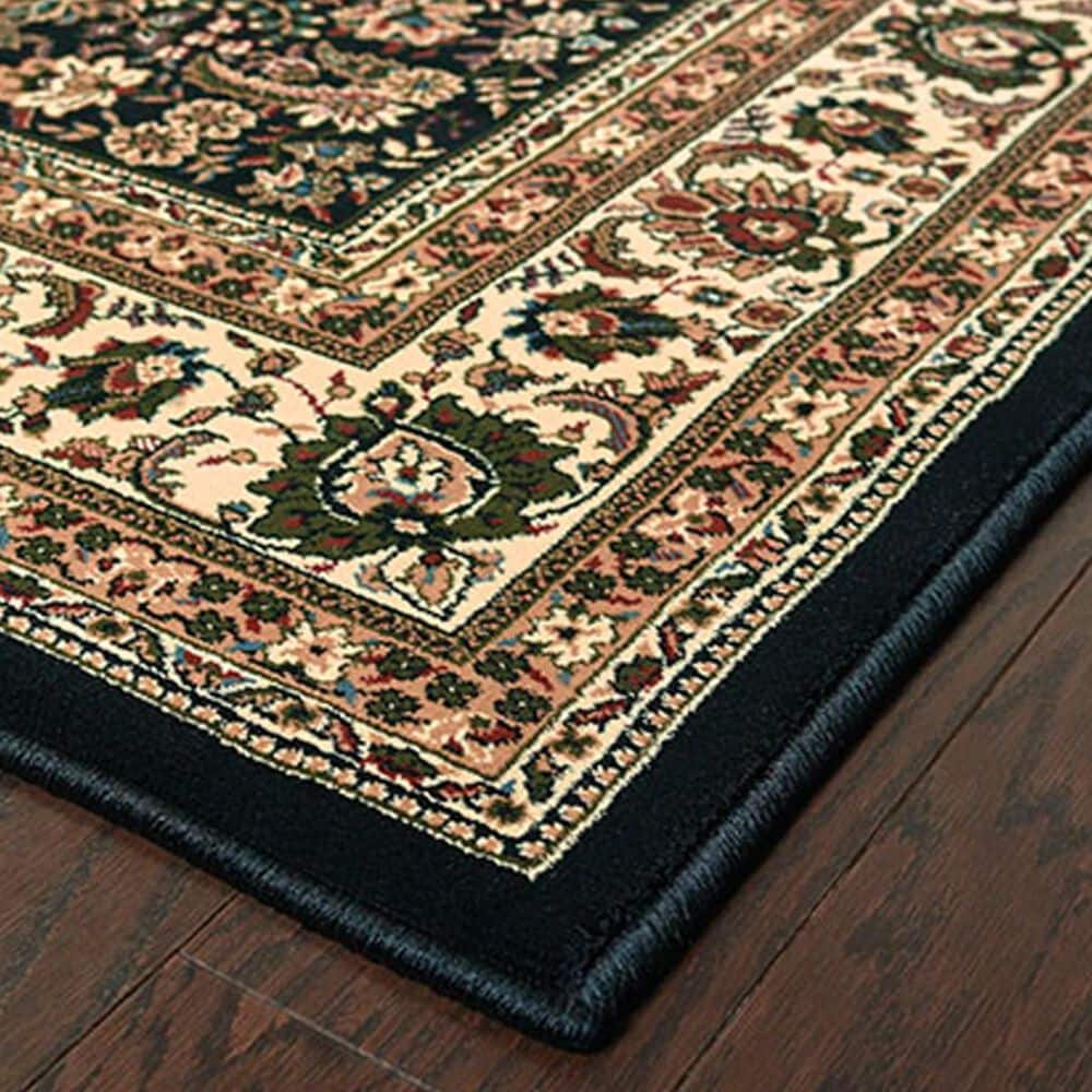 Oriental Weavers Ariana 213K 2&#39;3&quot; x 7&#39;9&quot; Black Runner, , large