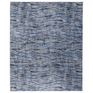 Feizy Sonora 7"10" x 10"3" Blue and Navy Area Rug, , large