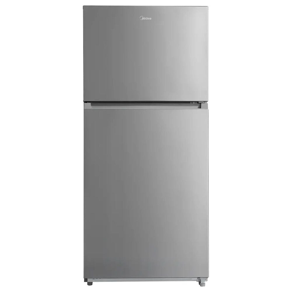 Midea 18 Cu. Ft. Garage Ready Top-Freezer Refrigerator in Stainless Steel, , large