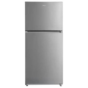Midea 18 Cu. Ft. Garage Ready Top-Freezer Refrigerator in Stainless Steel, , large
