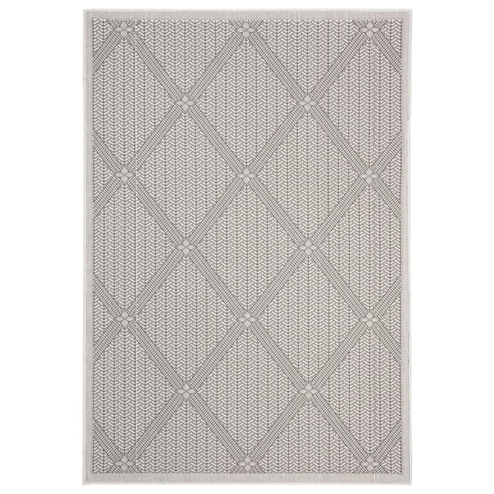 Safavieh Martha Stewart Cyprus 5"5" x 7"7" Charcoal and Beige Area Rug, , large