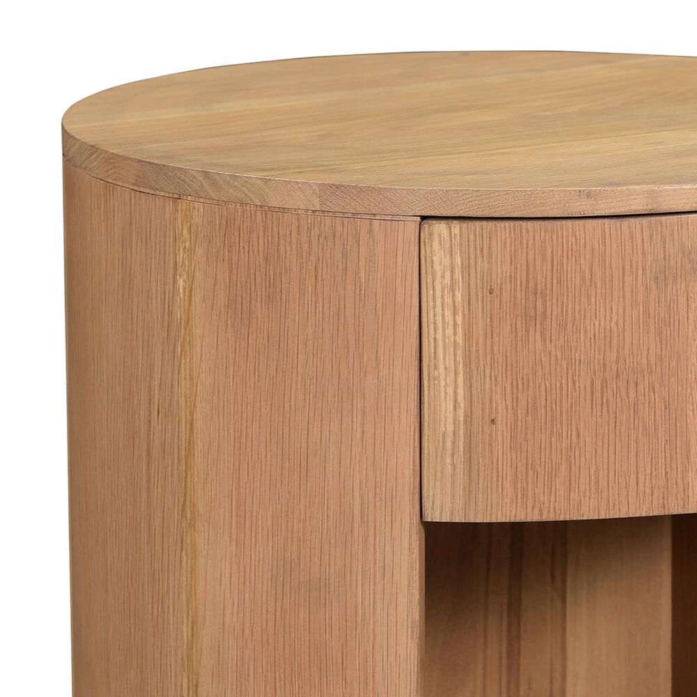 Moe&#39;s Home Collection Theo 1 Drawer Nightstand in Natural, , large