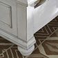 Signature Design by Ashley Kanwyn King Panel Bed in Distressed Whitewash, , large