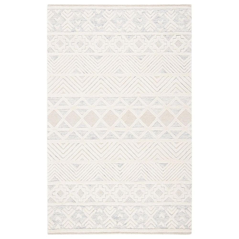 Safavieh Artistry 5" x 8" Ivory and Light Grey Area Rug, , large