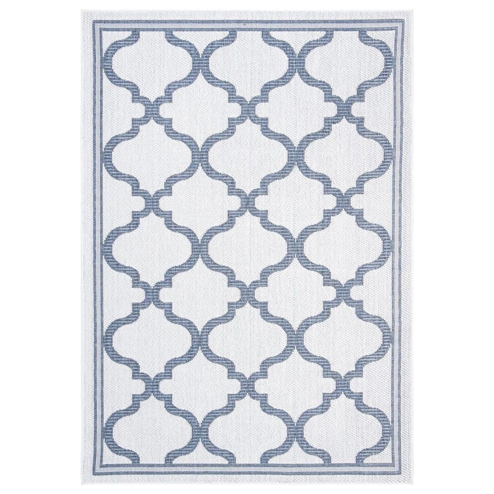 Safavieh Bermuda 6" x 9" Ivory and Charcoal Indoor/Outdoor Area Performance Rug, , large