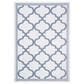 Safavieh Bermuda 6" x 9" Ivory and Charcoal Indoor/Outdoor Area Performance Rug, , large