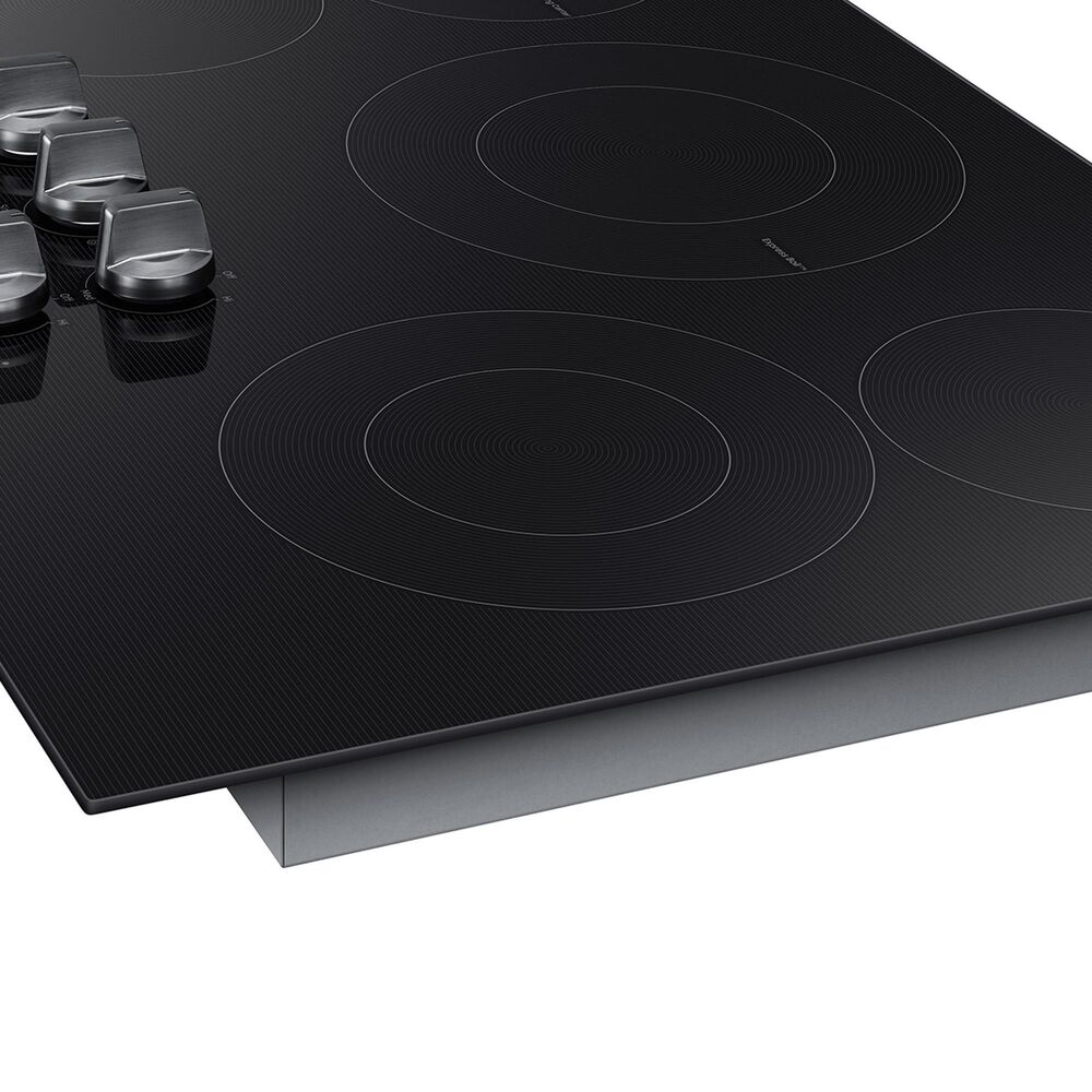 Samsung 30&quot; Electric Cooktop with Illuminated Knobs in Black, , large